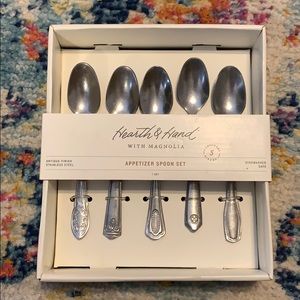 NWT- (2) Hearth & Hand Appetizer Spoons & Forks